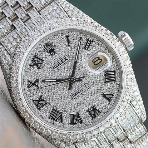 solid diamond dial for a rolex|rolex full diamond watch price.